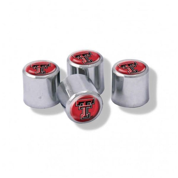 Wincraft Wincraft 1493409370 Texas Tech Red Raiders Valve Stem Caps - Set of 4 1493409370 - main